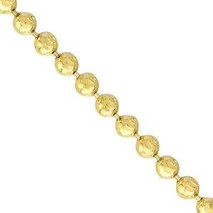 10k Yellow Gold Ball Chain 2 mm