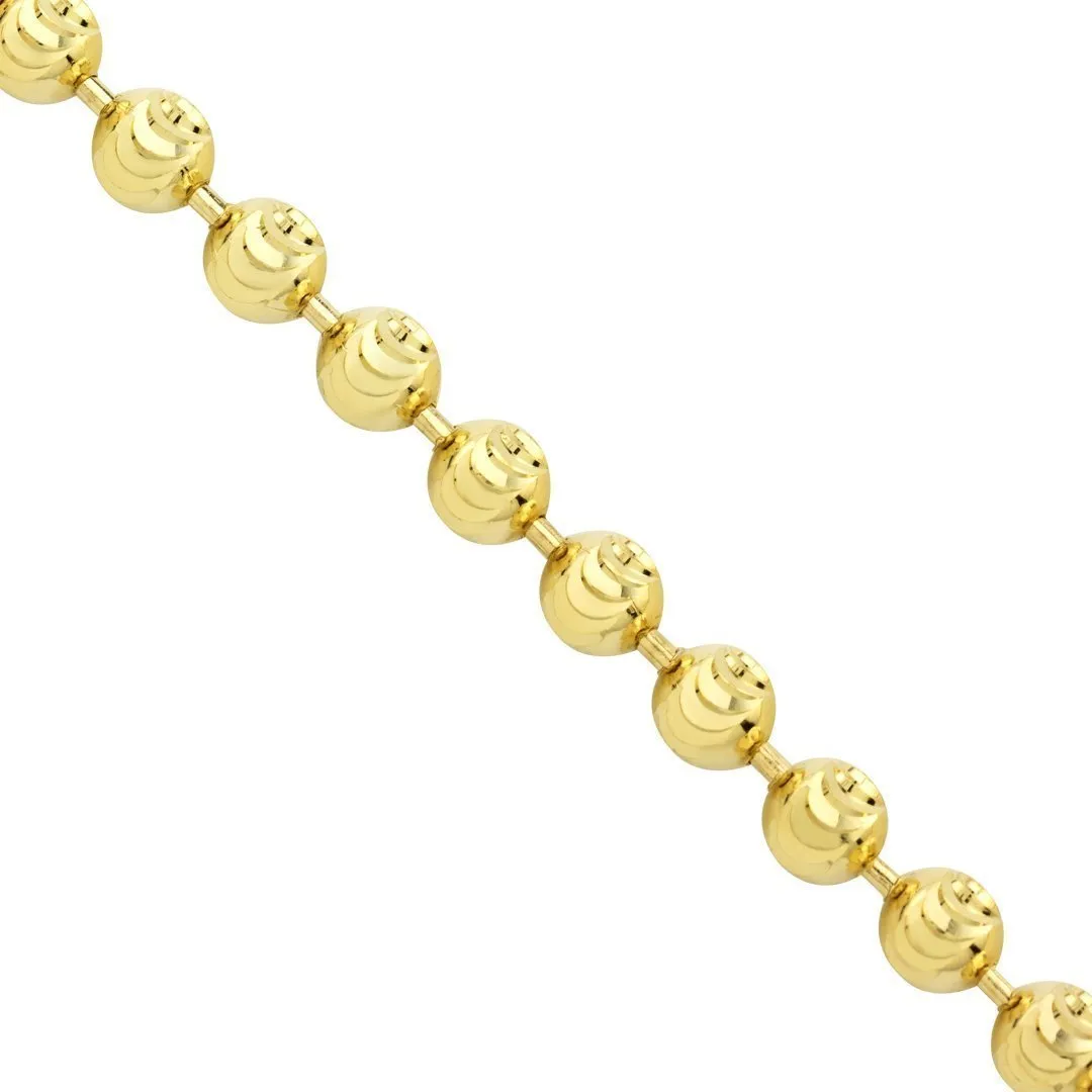 10k Yellow Gold Ball Chain 2.5 mm