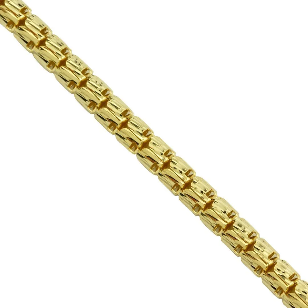 10k Yellow Gold Box Link Chain 3.5 mm