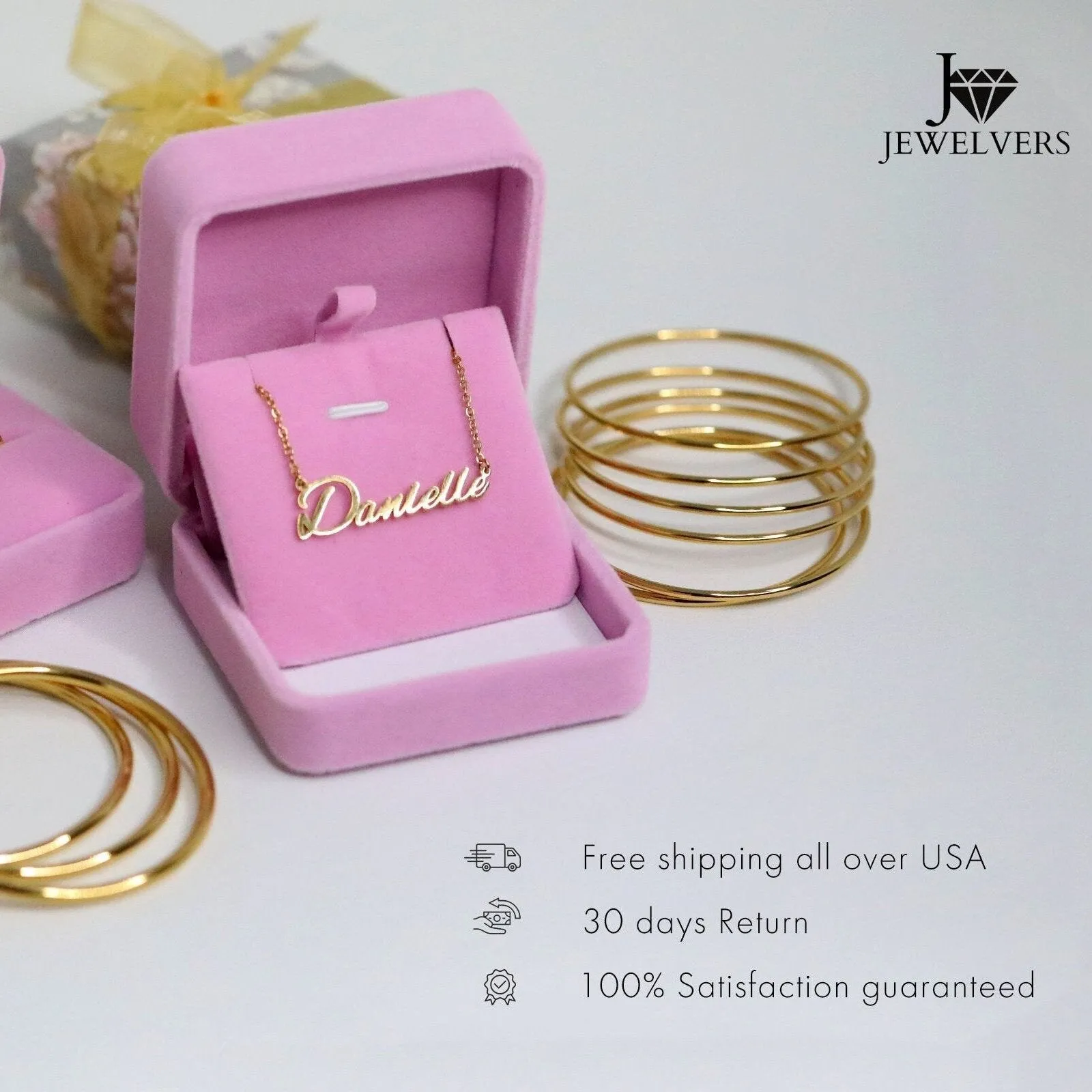 18K Gold-Filled Rectangle Tube Hoop Earrings