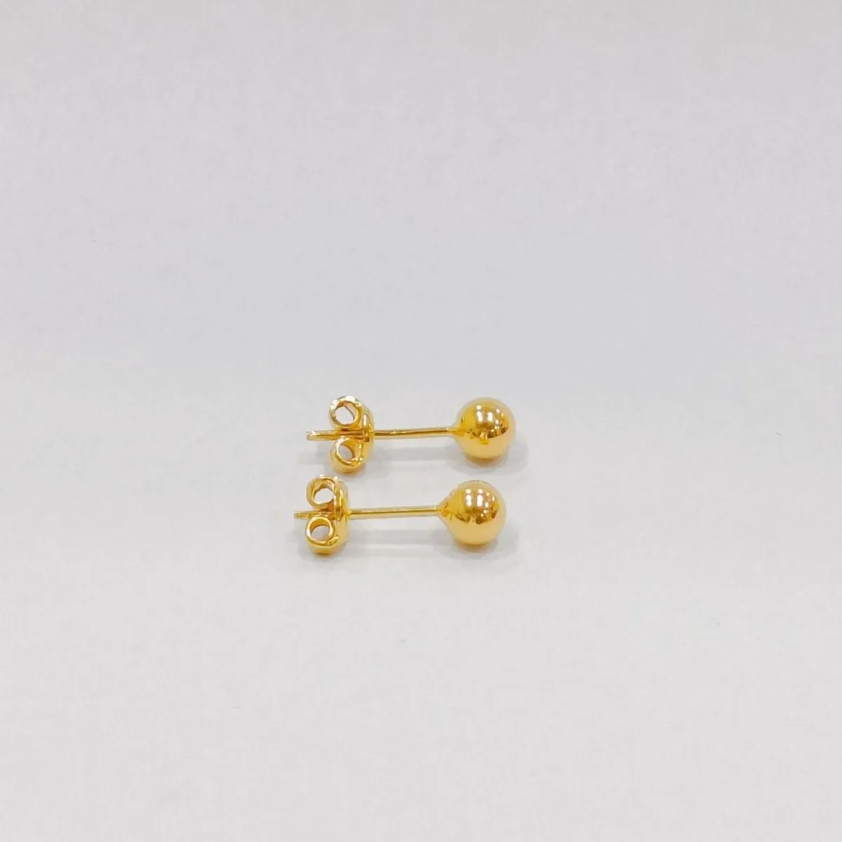 22k / 916 Gold Ball Stud Earring by Best Gold Shop