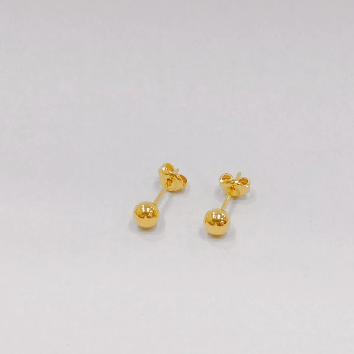 22k / 916 Gold Ball Stud Earring by Best Gold Shop