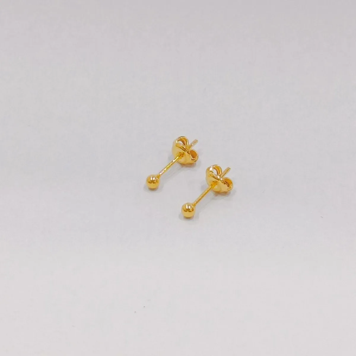 22k / 916 Gold Ball Stud Earring by Best Gold Shop