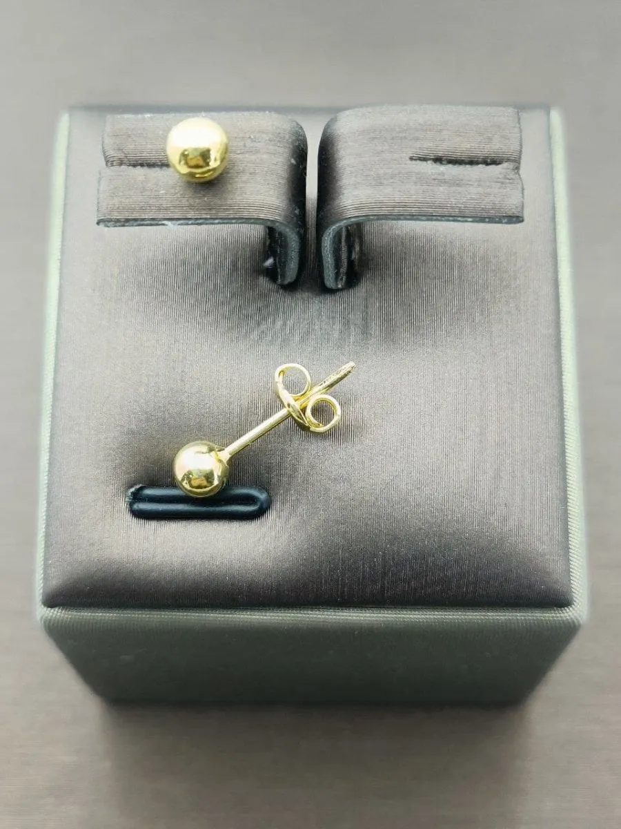 22k / 916 Gold Ball Stud Earring by Best Gold Shop