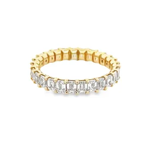 2.68ct 14k Yellow Gold Diamond Eternity Band