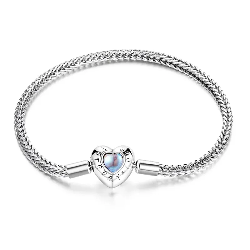 925 Sterling Silver Heart Bracelet