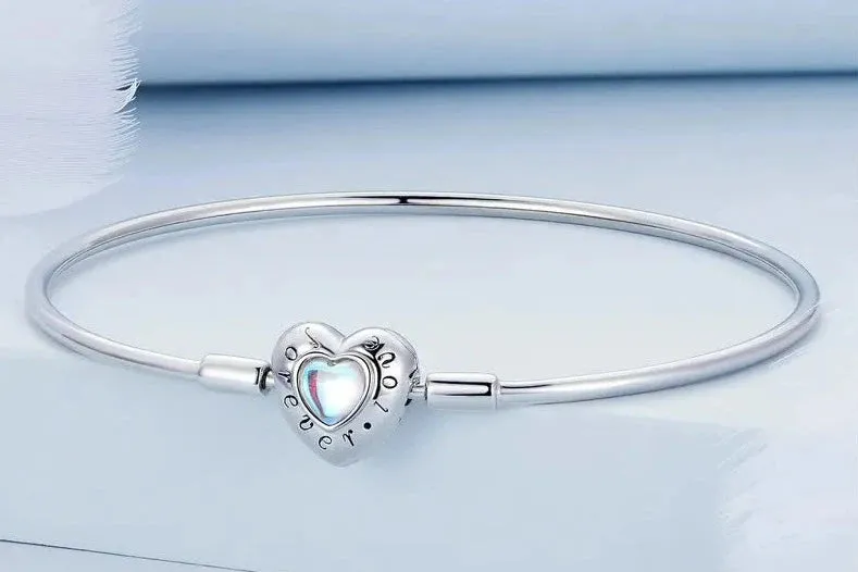 925 Sterling Silver Heart Bracelet