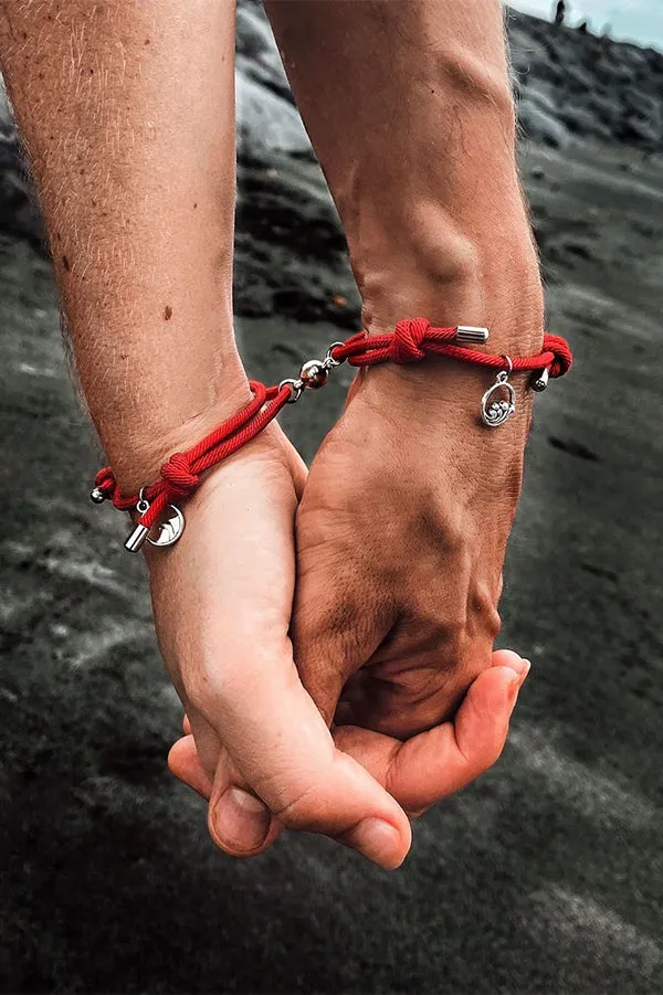 Alloy Love Eachother Couple Bracelet