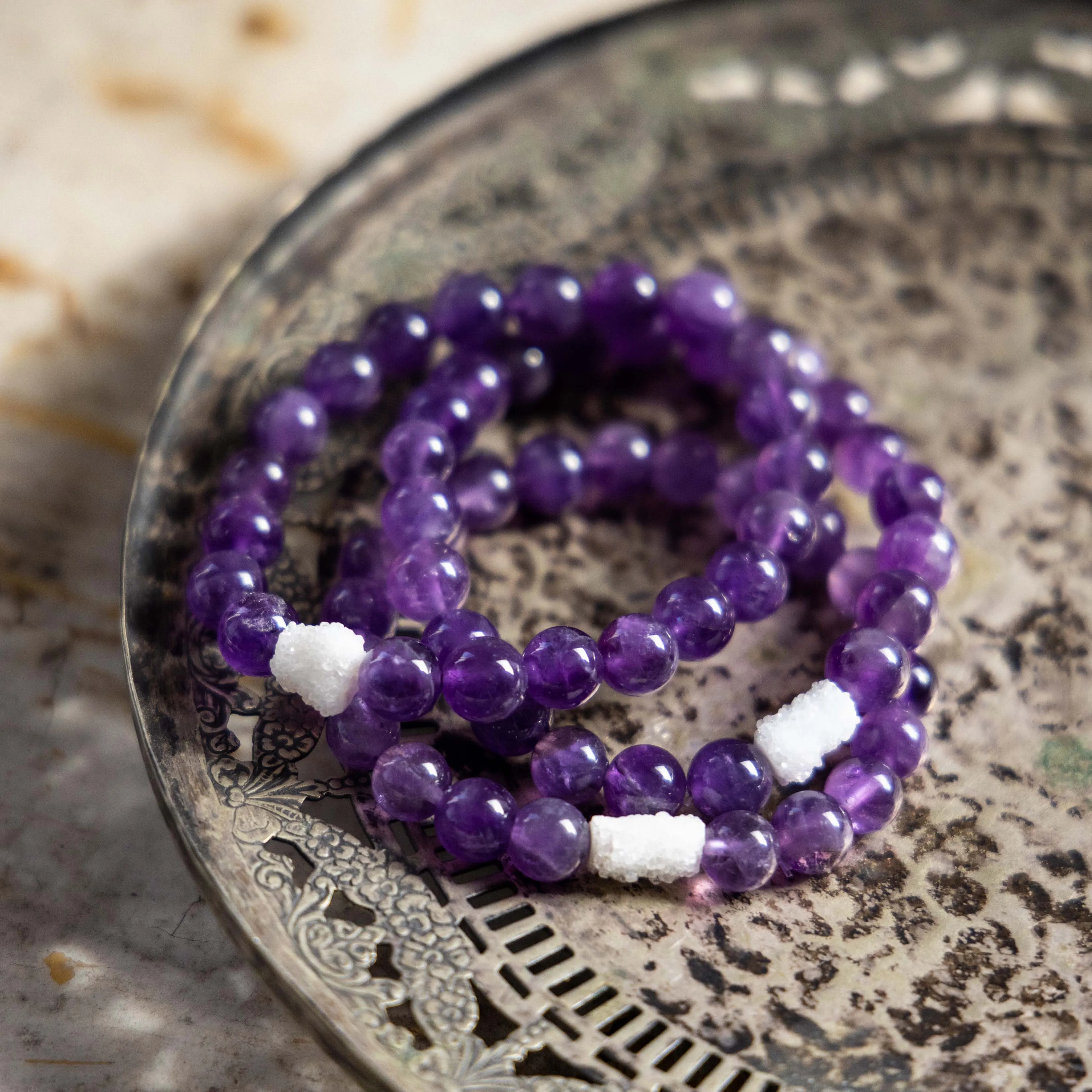 Amethyst Crystal Bracelet