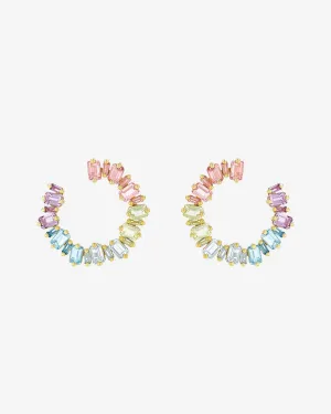 Ann Pastel Milli Sideways Hoops