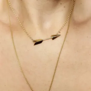 Arrow Necklace in Gold