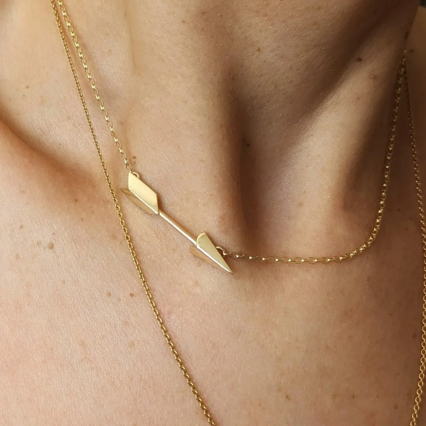 Arrow Necklace in Gold