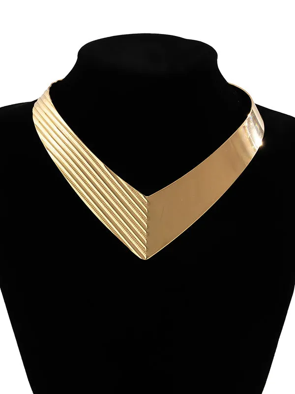 Asymmetric Solid Color Irregularity Necklaces Accessories