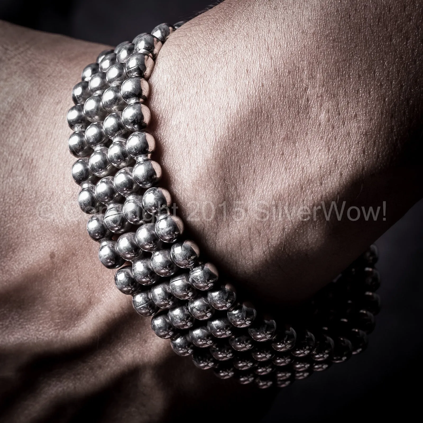 Ball Curb Bracelet x 23mm Wide