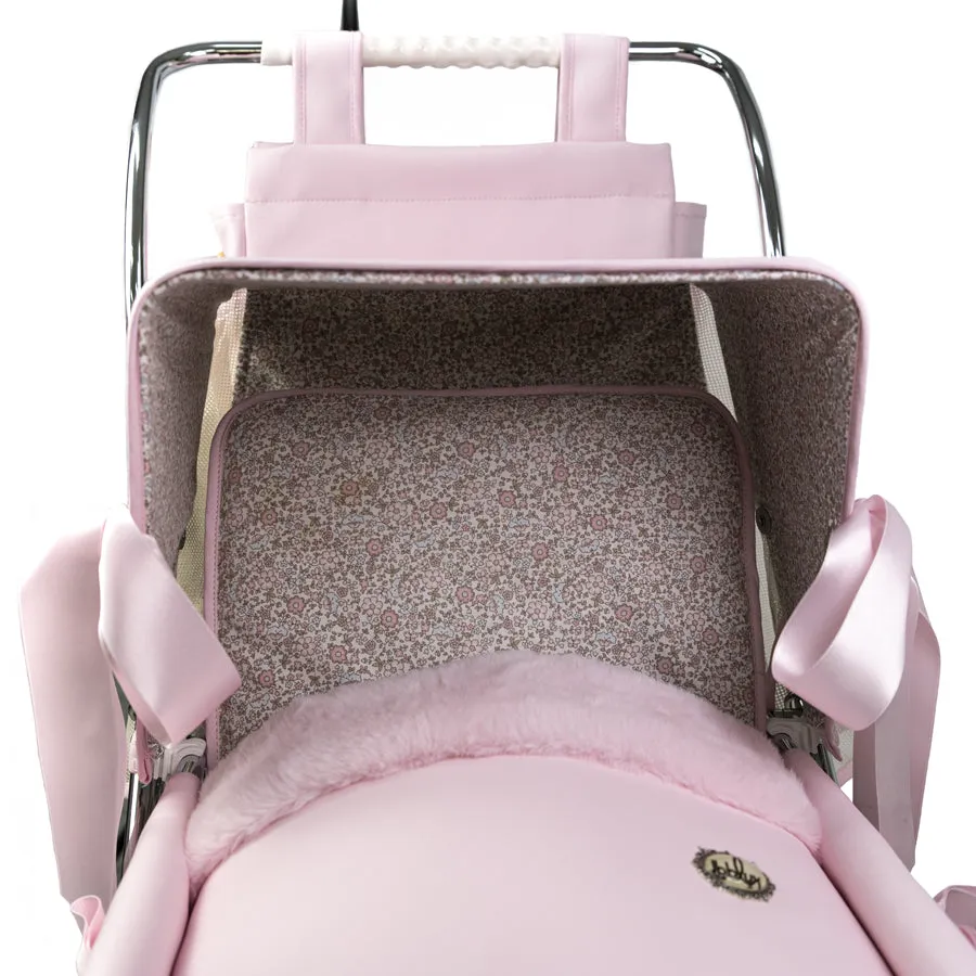 Bebelux Sweet Reborn Vintage Doll's Pushchair with Bag and Cosytoes 2320-SWEET