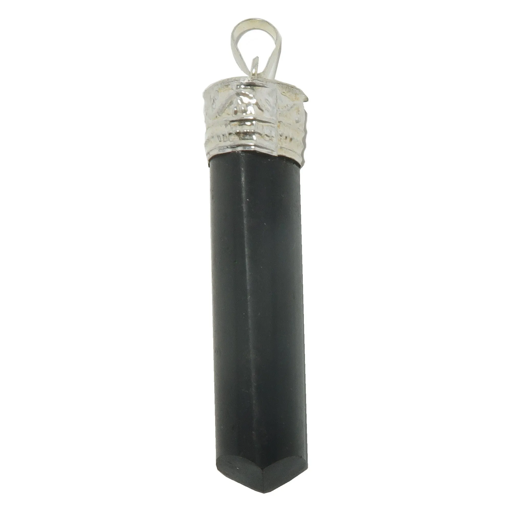 Black Tourmaline Pendant Protection Point