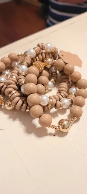 Blair Stackable - Tan - Boho Bracelet