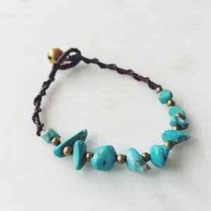 Blue Turquoise Bohemian Bracelet