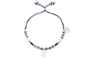 Boho Betty Taurus Zodiac Gemstone Silver Bracelet