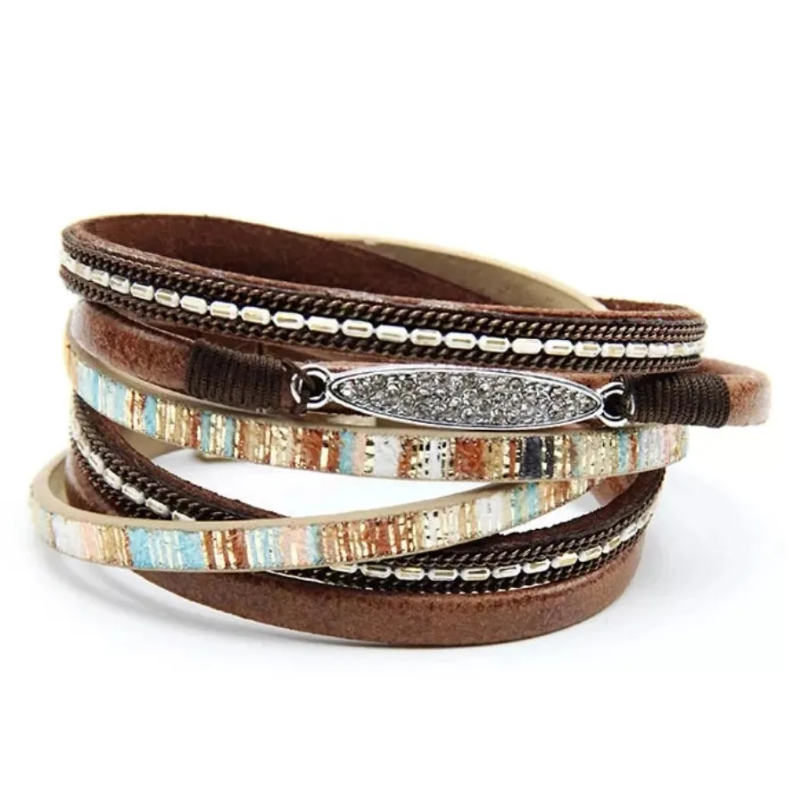 Boho Glam Wrap Bracelet