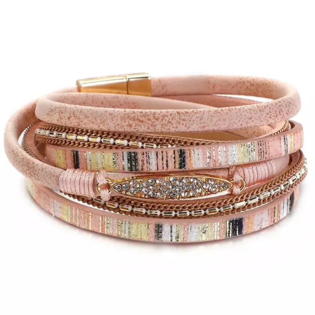 Boho Glam Wrap Bracelet