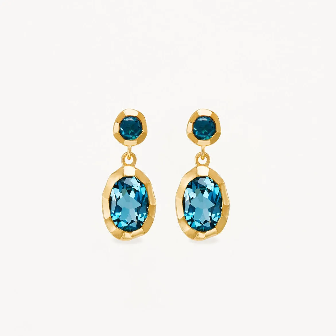 By Charlotte Sacred Jewel Topaz Earrings, Gold