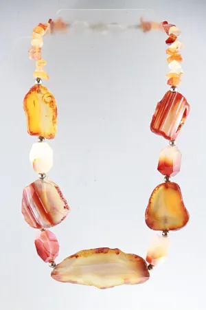 Chunky Carnelian Necklace