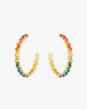 Cierra Rainbow Milli Hoops