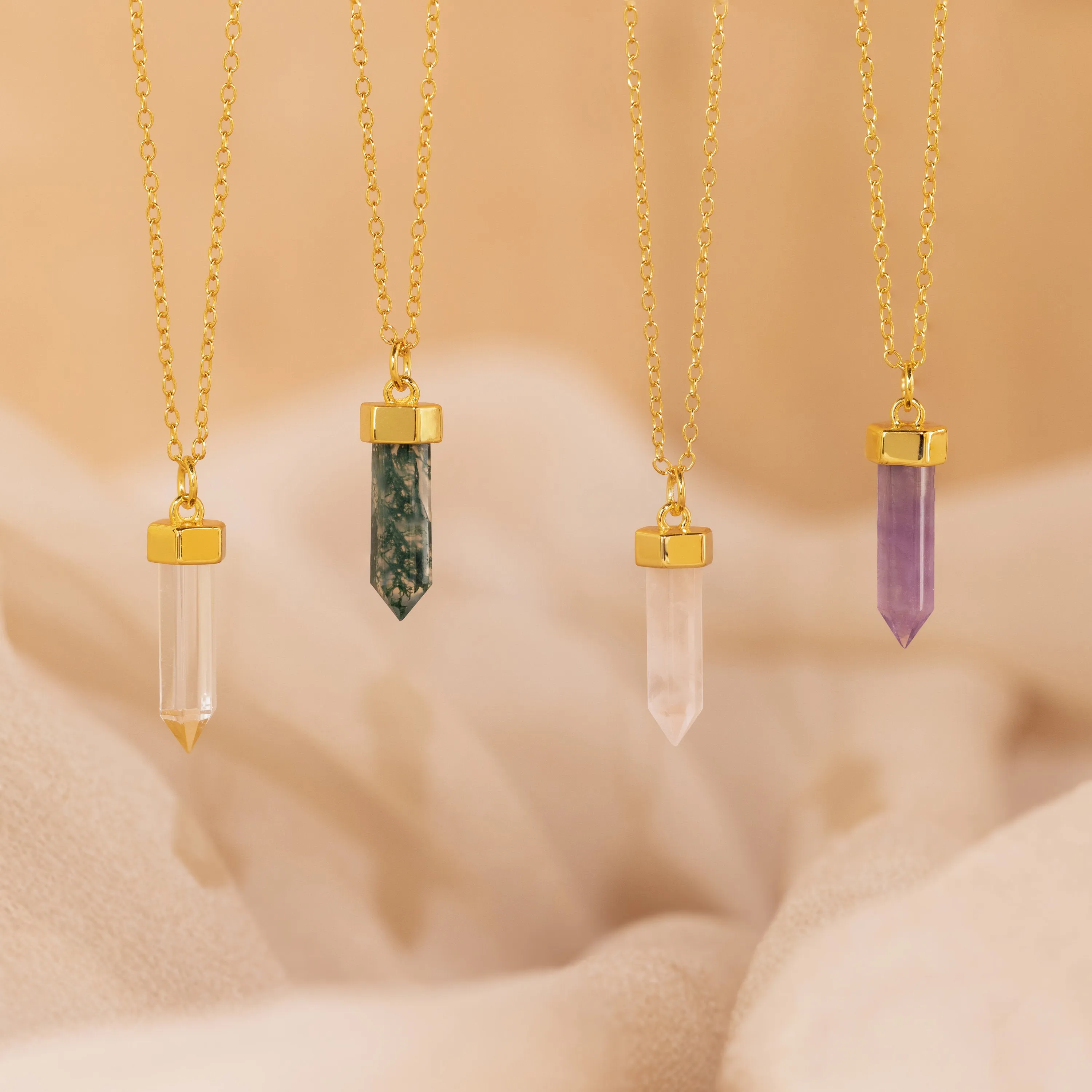 Crystal Quartz Necklaces