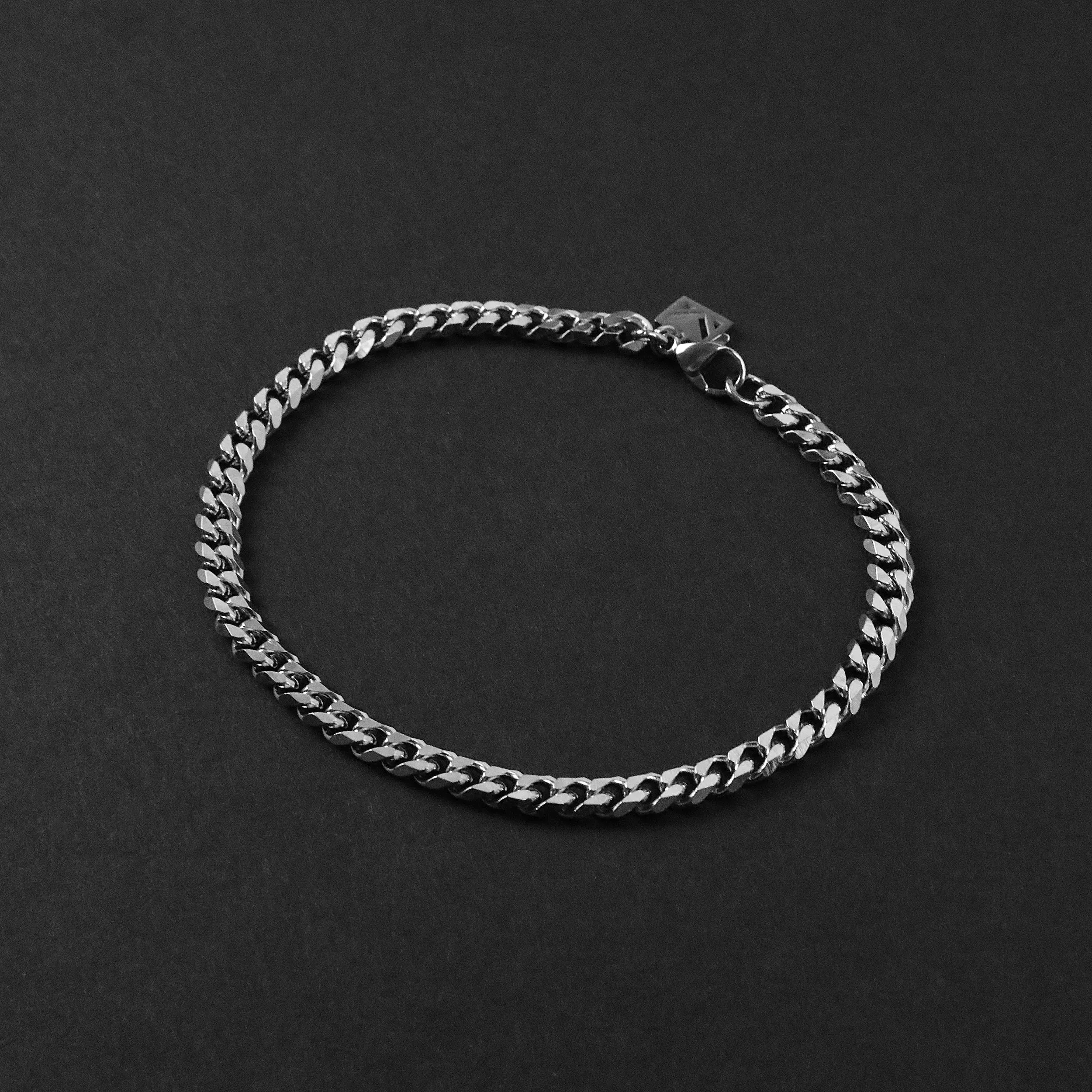 Cuban Chain Bracelet - Silver 5mm