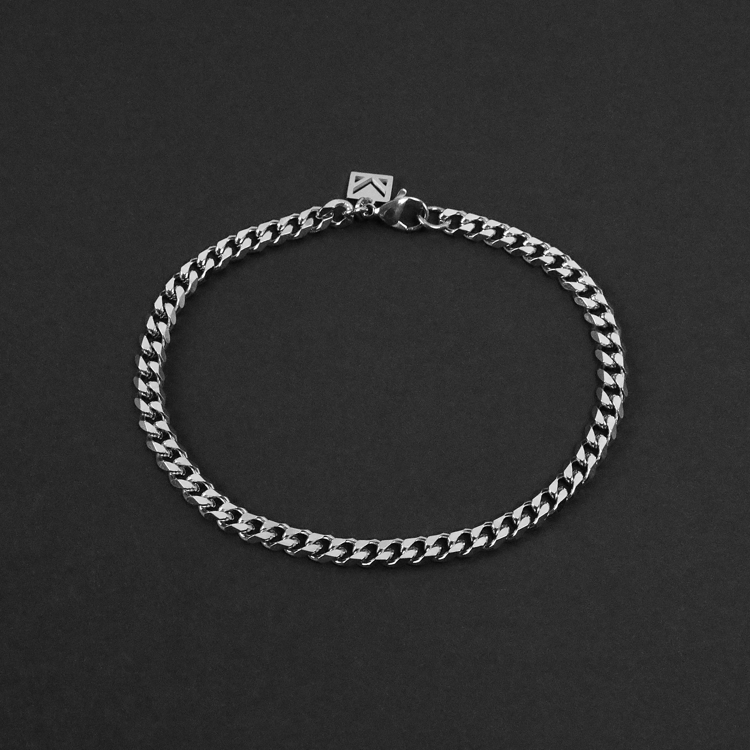 Cuban Chain Bracelet - Silver 5mm