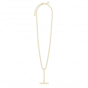 Demi Gold Pave Bar Drop 46cm   5cm Extender Necklace 4457