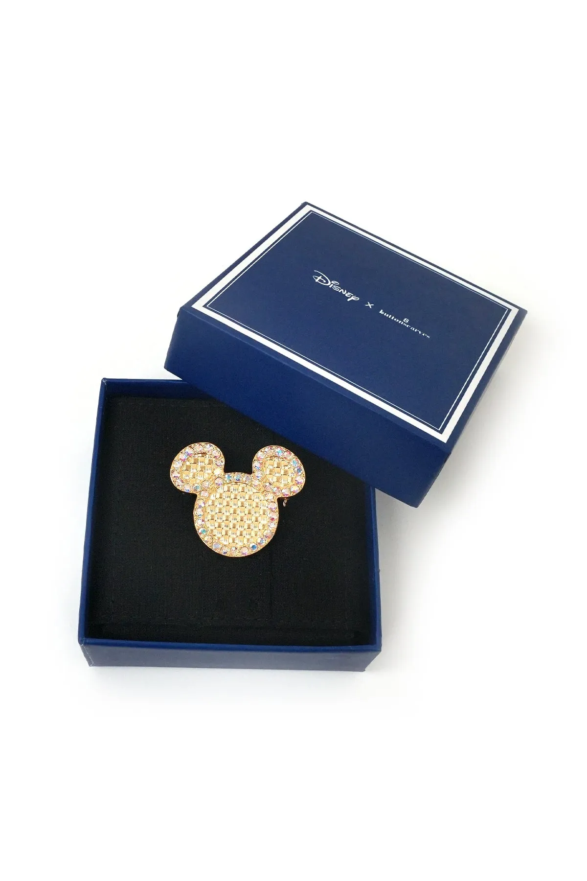 Disney x Buttonscarves Woven Brooch - Gold