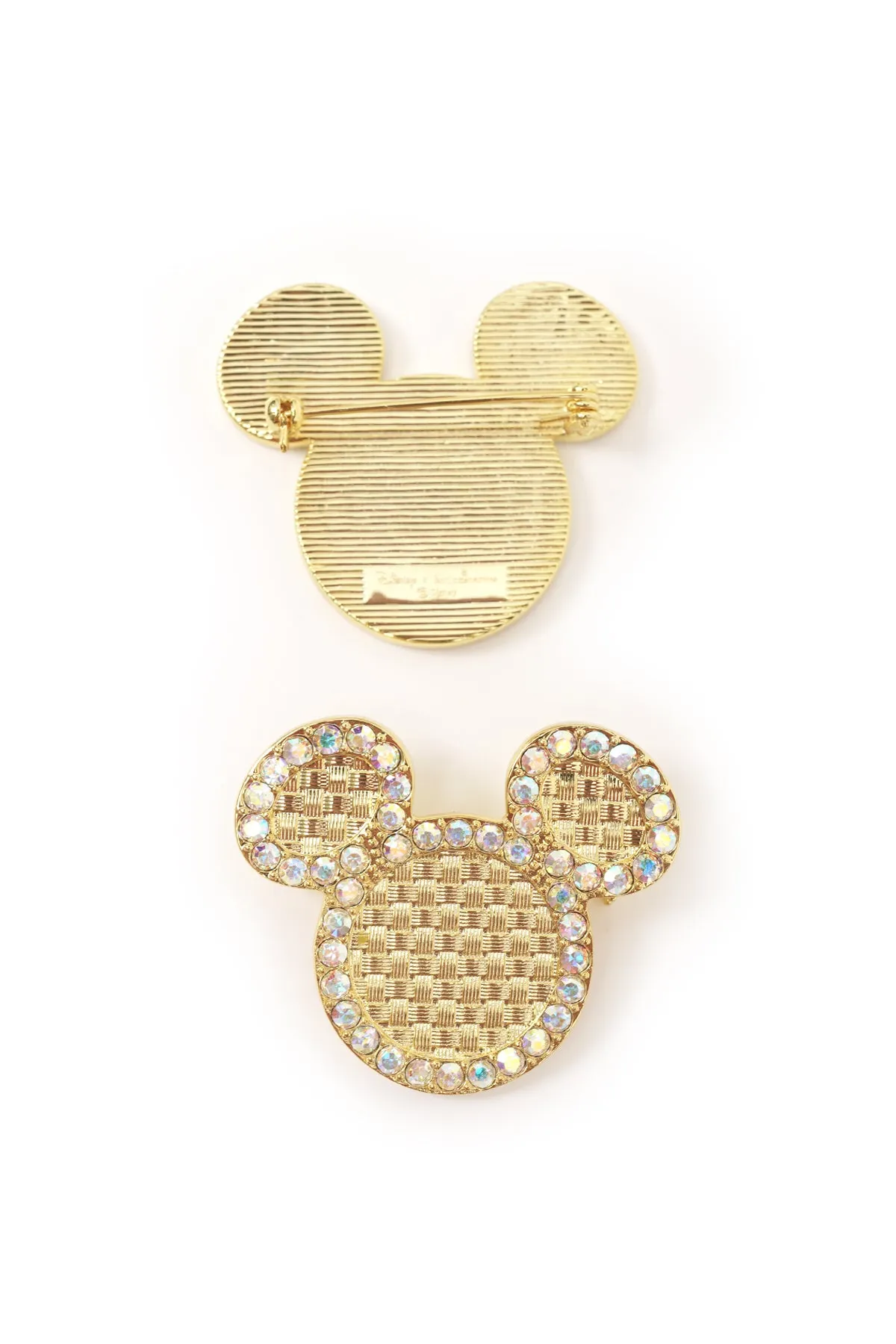 Disney x Buttonscarves Woven Brooch - Gold