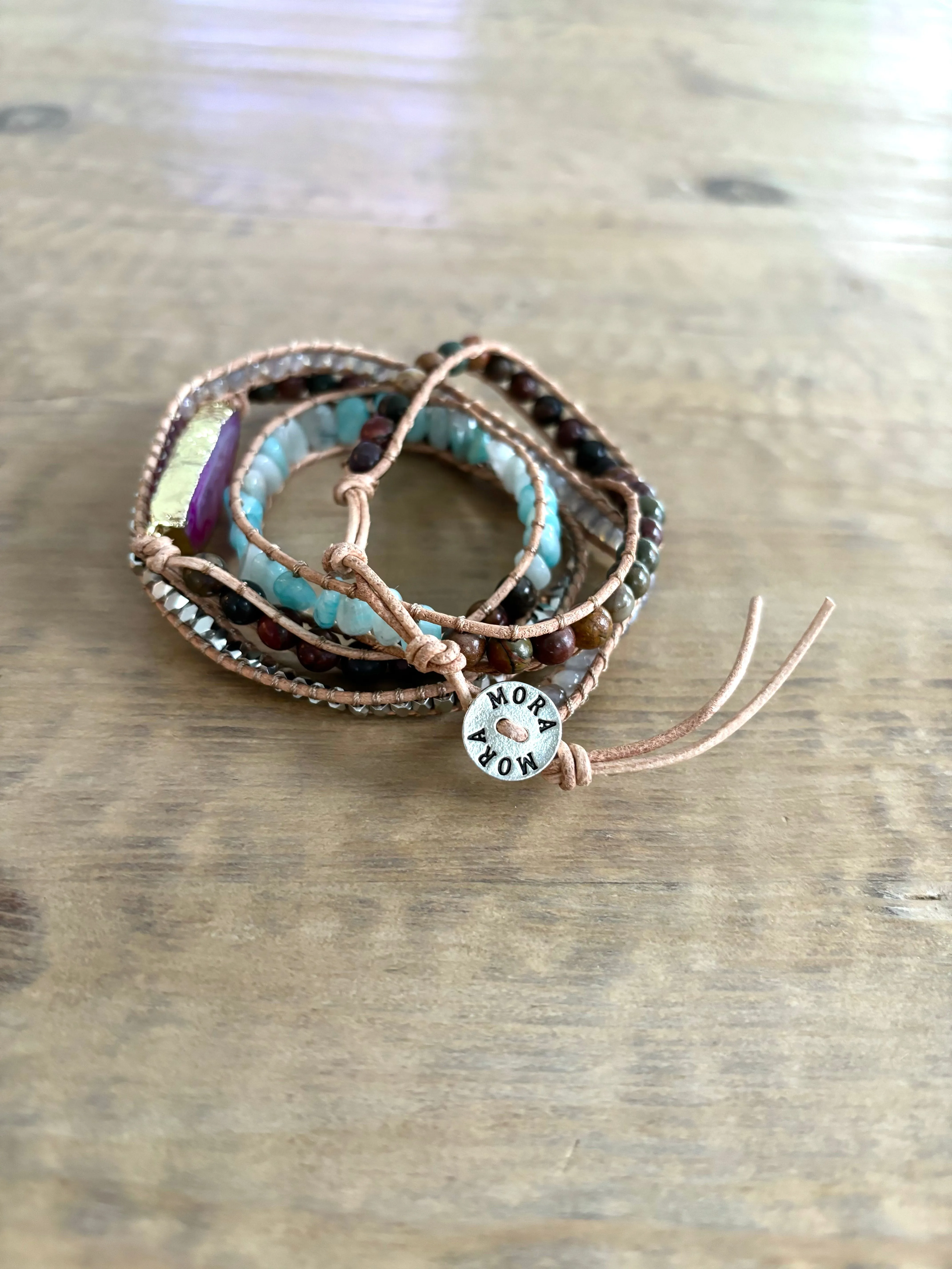 Druzy Wrap Bracelet