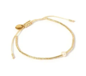 ELSIE - 18k Gold and Pearl Bead Bracelet - Accent