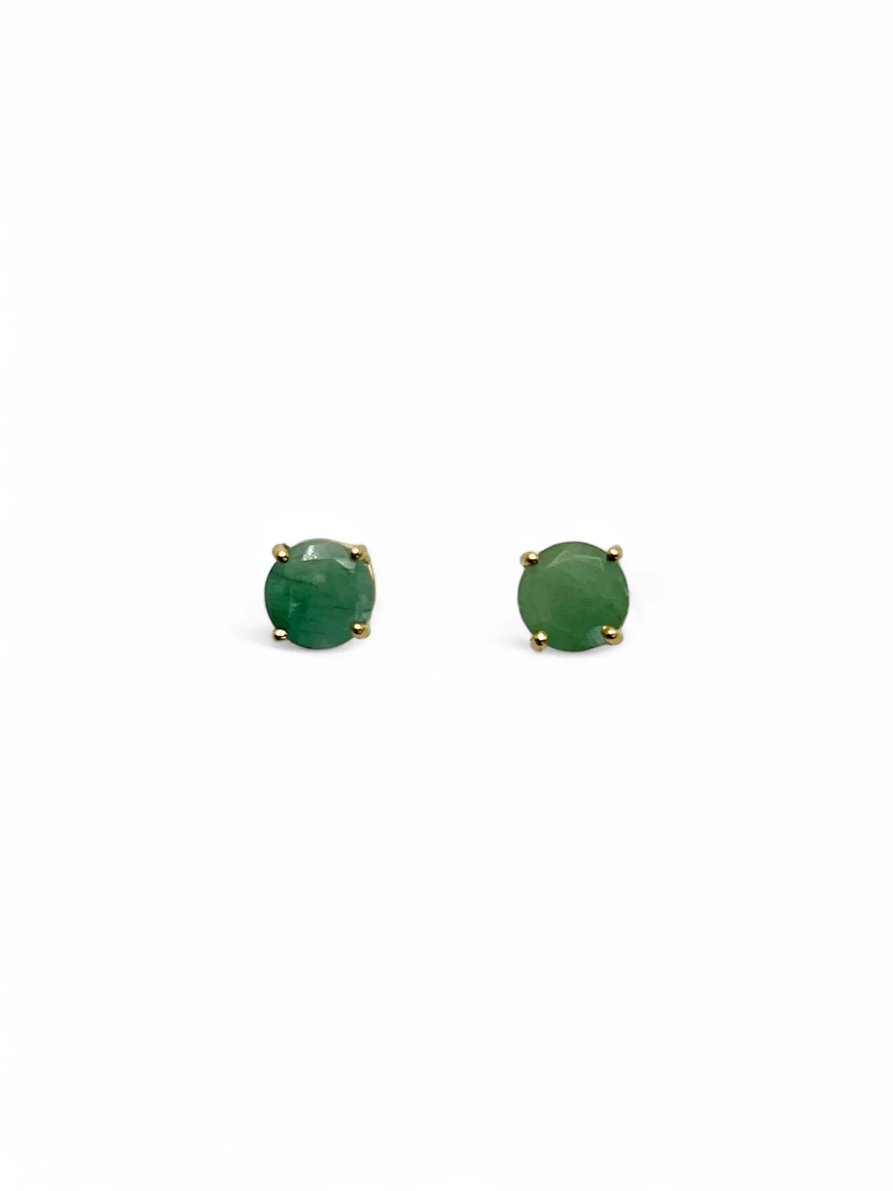 EMERALD STUD EARRINGS