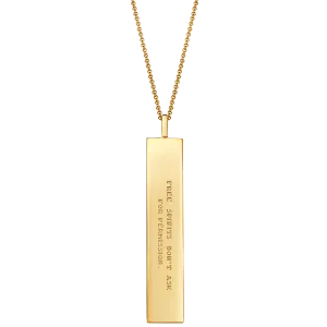 Fortune Pendants: Free spirits don't ask for permission - Gold