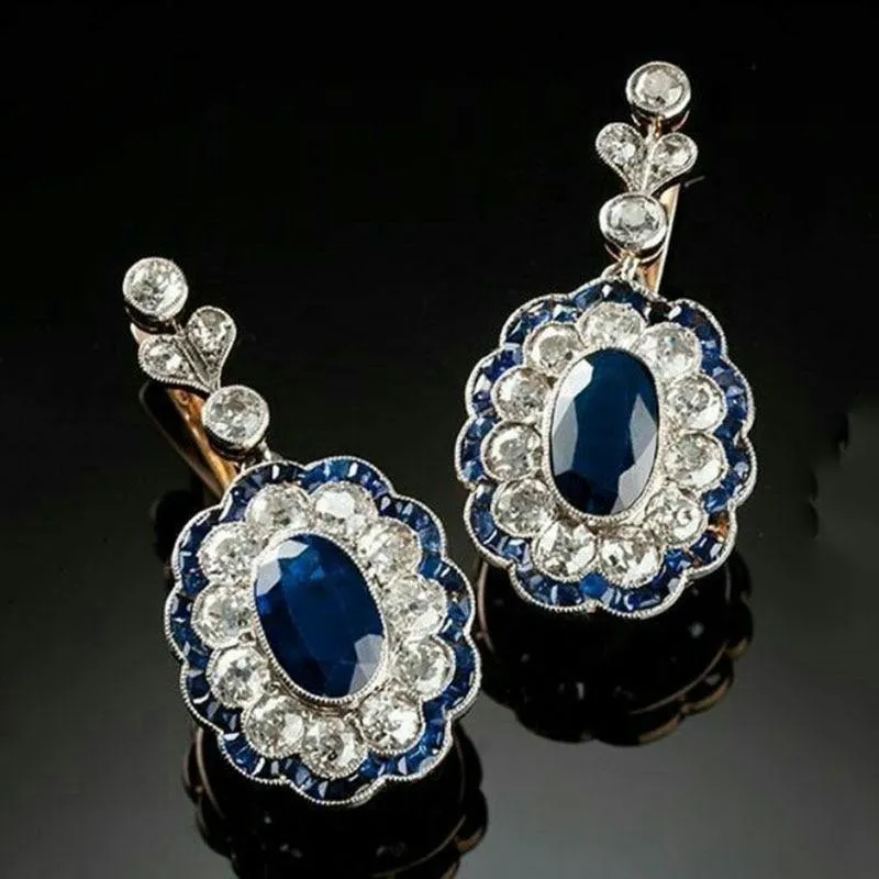 Gorgeous Royal Blue Cubic Zircon Drops