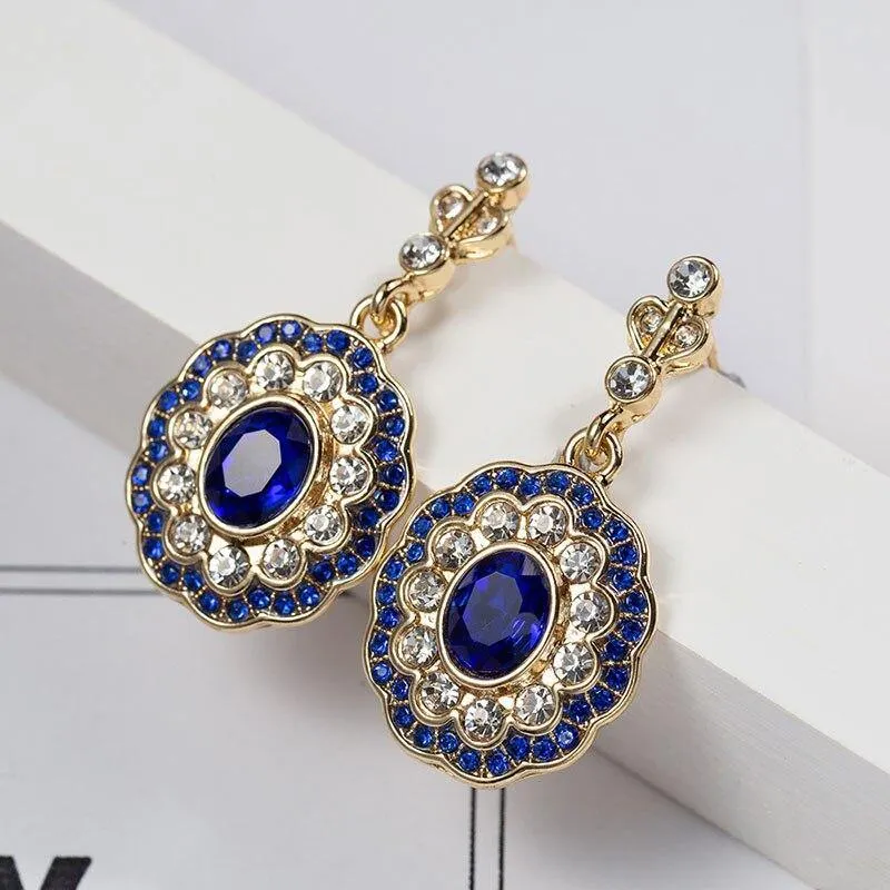 Gorgeous Royal Blue Cubic Zircon Drops