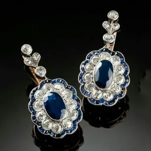 Gorgeous Royal Blue Cubic Zircon Drops