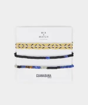 Guanábana Yellow Bracelet Set