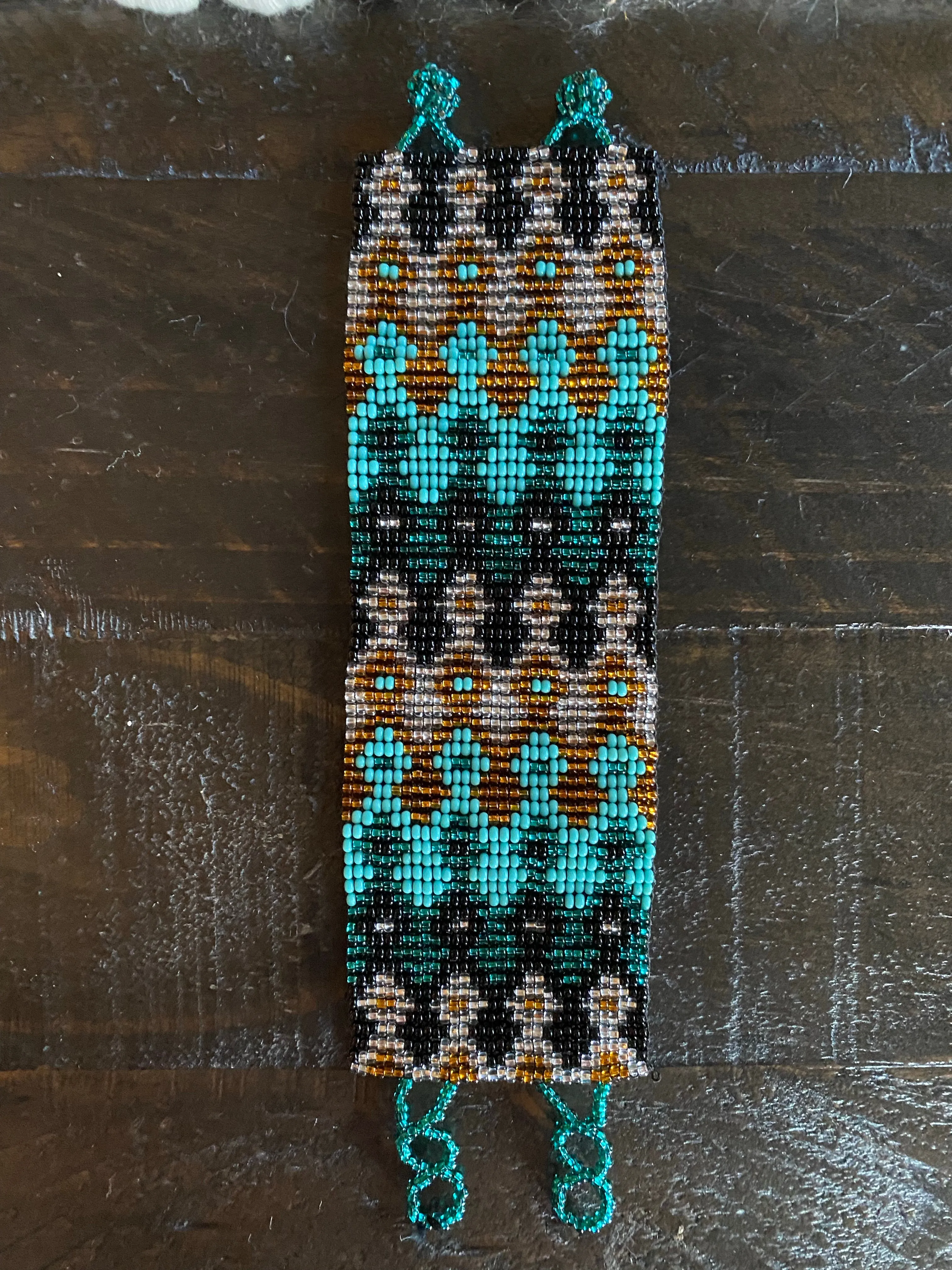 Guatemalan Beaded Cuff Bracelet