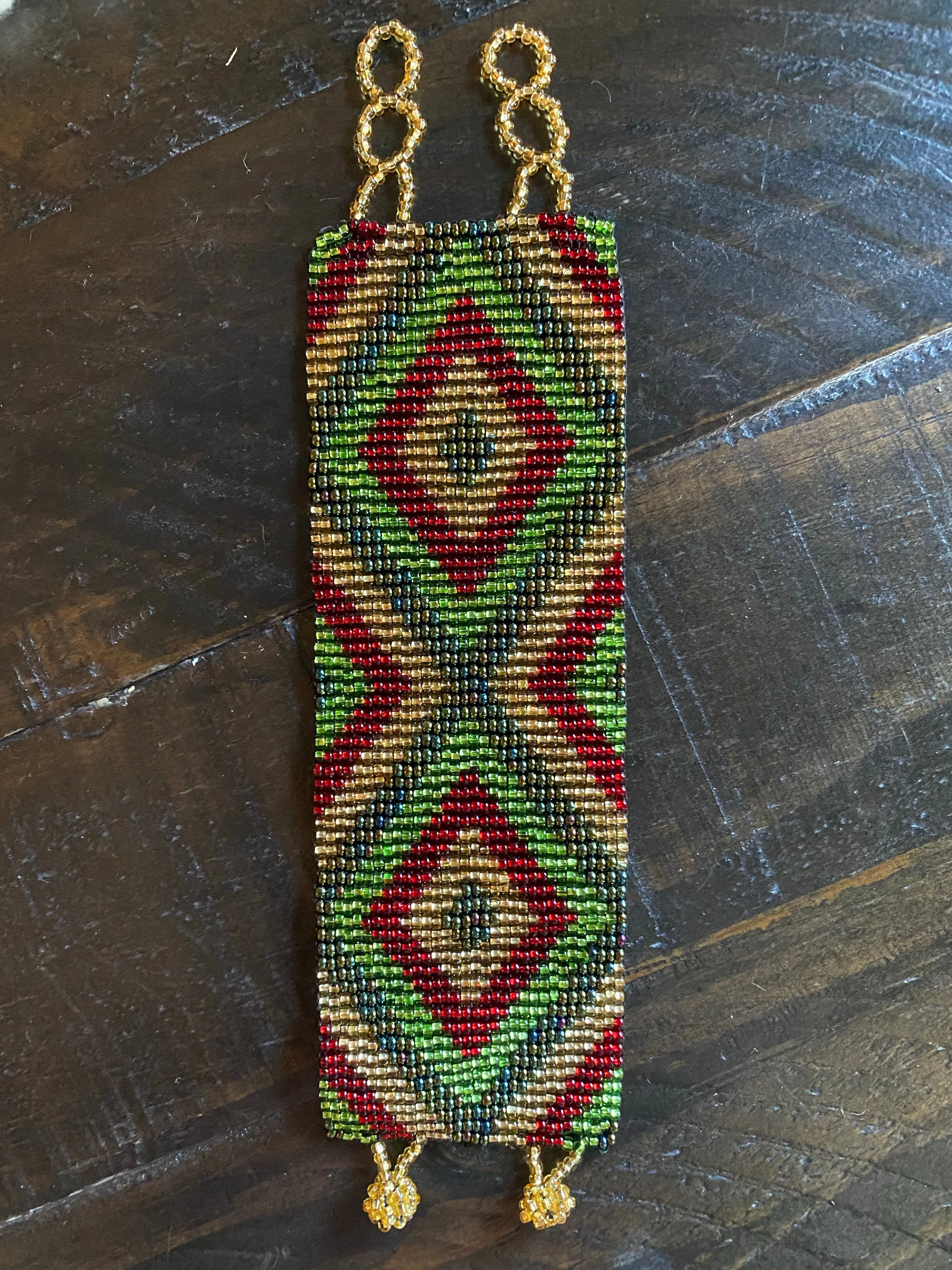 Guatemalan Beaded Cuff Bracelet