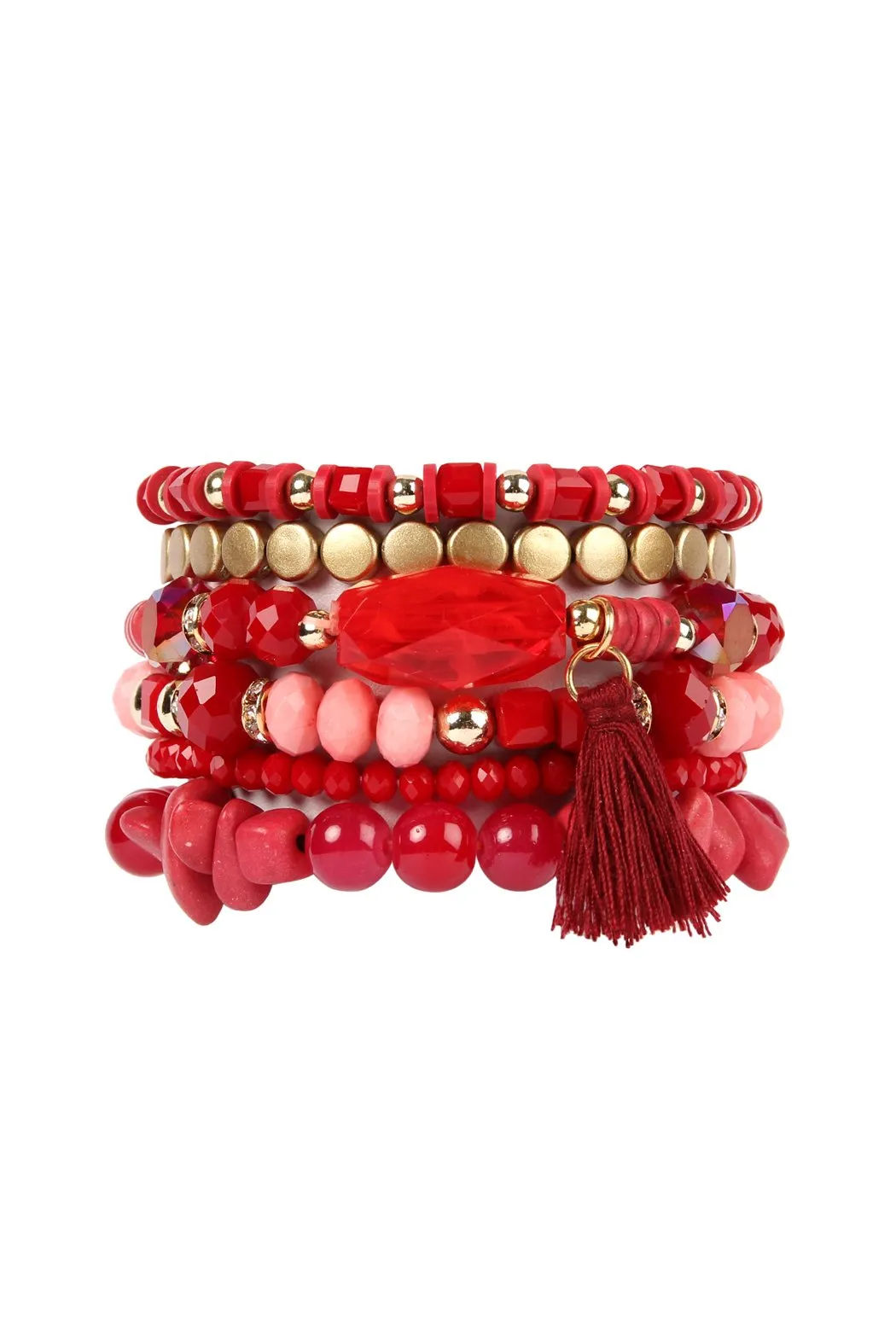 Hdb2201 - Boho Tassel Charm Bracelet