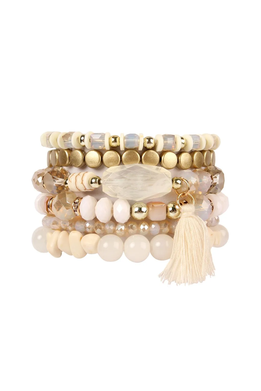 Hdb2201 - Boho Tassel Charm Bracelet