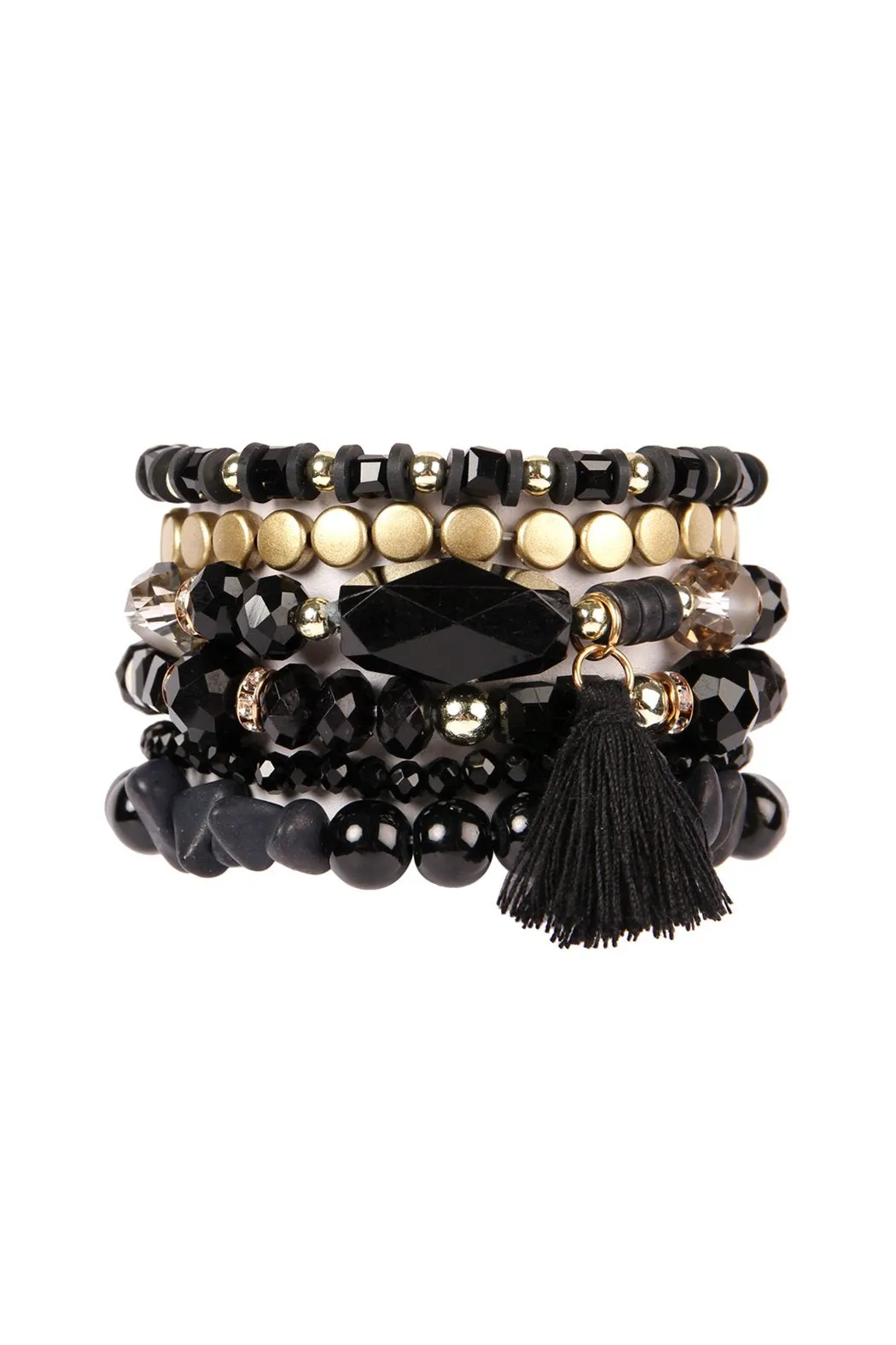 Hdb2201 - Boho Tassel Charm Bracelet