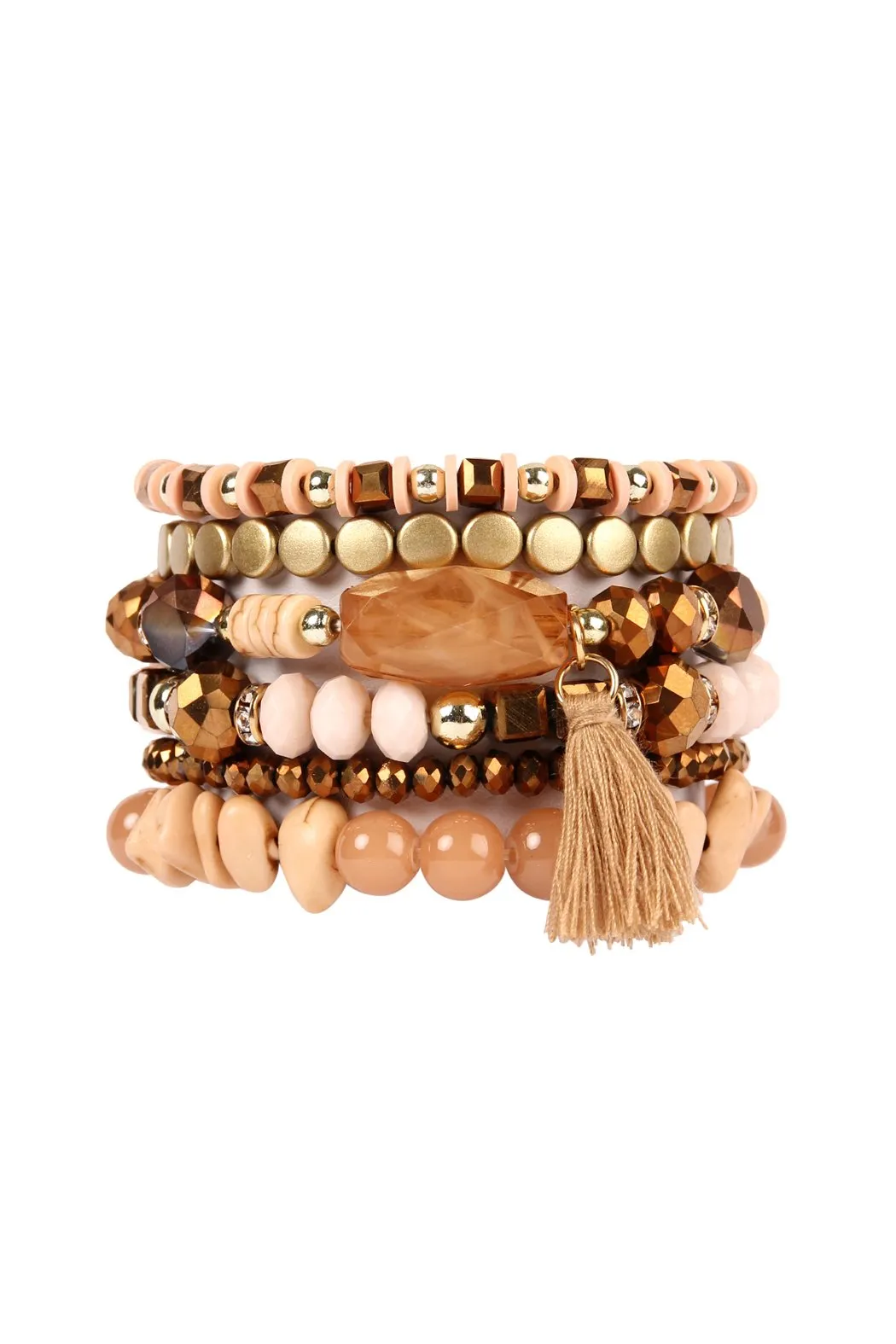 Hdb2201 - Boho Tassel Charm Bracelet