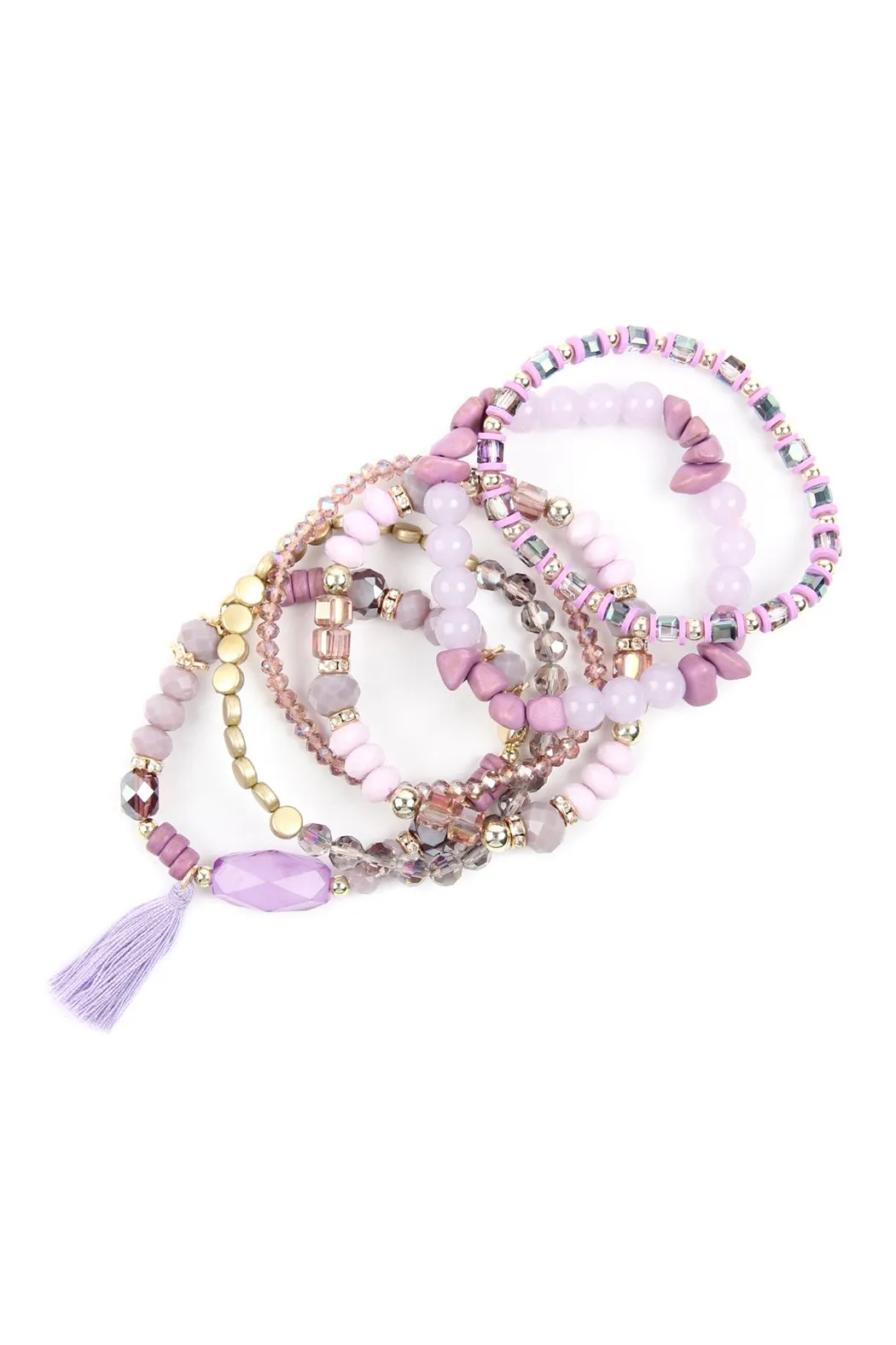 Hdb2201 - Boho Tassel Charm Bracelet