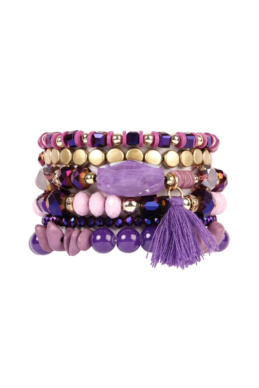 Hdb2201 - Boho Tassel Charm Bracelet